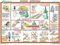 Комплект плакатов "Безопасность труда при деревообработке" - fgospostavki.ru - Тольятти