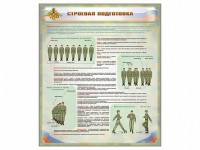 Стенд "Строевая подготовка" - fgospostavki.ru - Тольятти