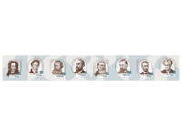 Стенд-лента "Выдающиеся ученые-историки" - fgospostavki.ru - Тольятти