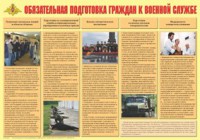 Плакат "Обязательная подготовка граждан к военной службе" - fgospostavki.ru - Тольятти