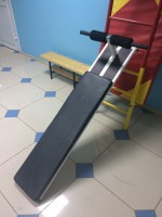 Доска для пресса навесная на шведскую стенку с двумя валиками (длина 1,5 метра) - fgospostavki.ru - Тольятти