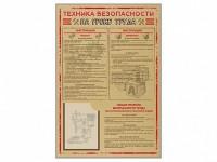 Стенд-уголок "Техника безопасности на уроках труда" - fgospostavki.ru - Тольятти