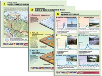 Комплект таблиц по географии "Природа России" раздаточные (цветные, ламинированные, А4, 10 штук) - fgospostavki.ru - Тольятти