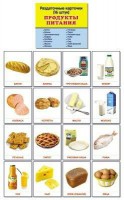 Раздаточные карточки "Продукты питания" - fgospostavki.ru - Тольятти