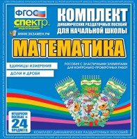 Динамические раздаточные пособия. Математика (Эластичные элементы). Единицы измерения, доли и дроби. - fgospostavki.ru - Тольятти