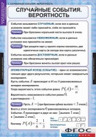 Комплект таблиц. Теория вероятностей и математическая статистика. - fgospostavki.ru - Тольятти
