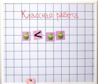 Магнитно-маркерная доска "Клетка" (86 см х 75 см) - fgospostavki.ru - Тольятти