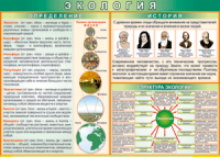 Таблица "Экология. Определения и история" (100х140 сантиметров, винил) - fgospostavki.ru - Тольятти