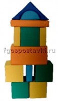 Мягкий модуль-конструктор "Городок" (12 элементов) - fgospostavki.ru - Тольятти