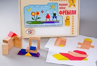 Игровой набор Фребеля "Конструктор деревянный без соединений-2" (Серия "Эксперимент") - fgospostavki.ru - Тольятти