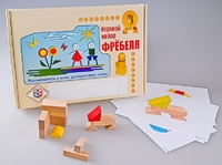 Игровой набор Фребеля "Конструктор деревянный без соединений-1" (Серия "Эксперимент") - fgospostavki.ru - Тольятти