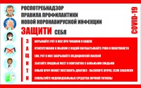 Плакат "Правила профилактики коронавируса" - fgospostavki.ru - Тольятти