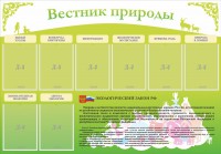 Стенд "Вестник природы" Вариант 4 - fgospostavki.ru - Тольятти