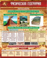 Стенд "Физическая география. Литосфера" Вариант 1 - fgospostavki.ru - Тольятти