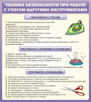 Стенд "Техника безопасности при работе с утюгом" - fgospostavki.ru - Тольятти