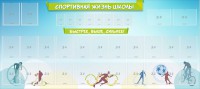 Стенд "Спортивная жизнь школы" - fgospostavki.ru - Тольятти