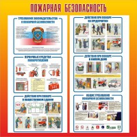Стенд "Пожарная безопасность" Вариант 4 - fgospostavki.ru - Тольятти