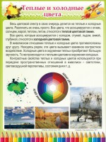 Стенд "Теплые и холодные цвета" - fgospostavki.ru - Тольятти