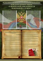 Стенд "Конституция РФ и Федеральный закон "О воинской обязанности и военной службе" - fgospostavki.ru - Тольятти