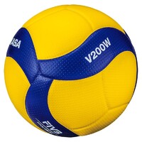 Мяч волейбольный Mikasa V200W (размер 5, синтетическая кожа, профессиональный) - fgospostavki.ru - Тольятти