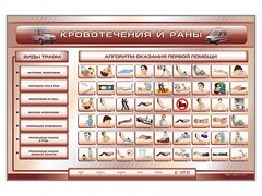 Трехсекционный базовый комплект "Травмы. Кровотечения. Ожоги" для учащихся общеобразовательных учреждений - fgospostavki.ru - Тольятти