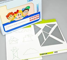 Игровой набор "Танграм" (с комплектом карточек) - fgospostavki.ru - Тольятти