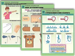Комплект таблиц "Технология. Обработка ткани" (12 таблиц, А1, ламинированные) - fgospostavki.ru - Тольятти