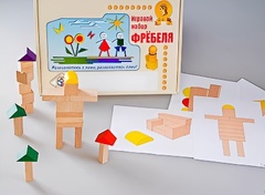 Игровой набор Фребеля "Конструктор деревянный без соединений-3" (Серия "Эксперимент") - fgospostavki.ru - Тольятти