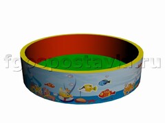 Сухой бассейн круглый с шелкографией - fgospostavki.ru - Тольятти
