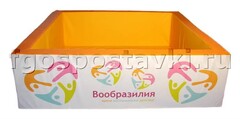 Бассейн "Вообразилия" квадратный с шелкографией - fgospostavki.ru - Тольятти