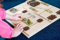 Тактильно-развивающая панель “Замочки” - fgospostavki.ru - Тольятти