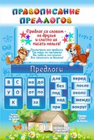 Стенд "Правописание предлогов" - fgospostavki.ru - Тольятти