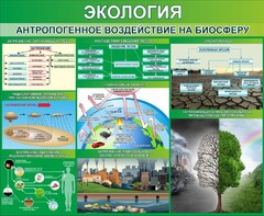 Стенд "Экология. Антропогенное воздействие на биосферу" - fgospostavki.ru - Тольятти
