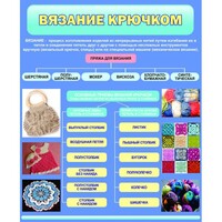 Стенд "Вязание крючком" - fgospostavki.ru - Тольятти
