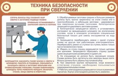 Стенд "Техника безопасности при сверлении" - fgospostavki.ru - Тольятти