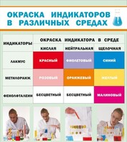 Стенд "Окраска индикаторов в различных средах" - fgospostavki.ru - Тольятти