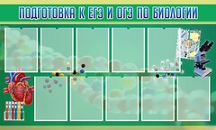 Стенд "Подготовка к ЕГЭ и ОГЭ по биологии" Вариант 2 - fgospostavki.ru - Тольятти