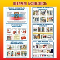 Стенд "Пожарная безопасность" Вариант 4 - fgospostavki.ru - Тольятти