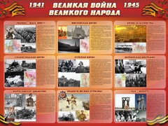 Стенд "Великая война Великого народа" Вариант 1 (9 блоков) - fgospostavki.ru - Тольятти