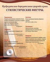 Стенд "Стилистические фигуры" Вариант 2 - fgospostavki.ru - Тольятти