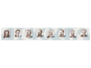 Стенд-лента "Выдающиеся ученые-историки" - fgospostavki.ru - Тольятти