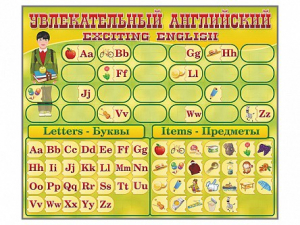 Комплект оборудования "Английский алфавит" с комплектом тематических магнитов - fgospostavki.ru - Тольятти
