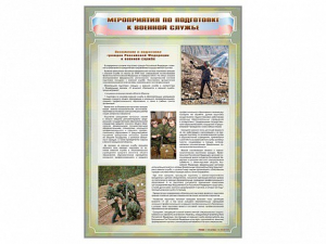Стенд "Мероприятия обязательной подготовки граждан к военной службе" - fgospostavki.ru - Тольятти