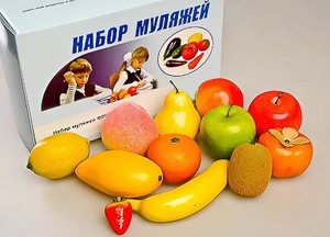 Набор муляжей фруктов - fgospostavki.ru - Тольятти