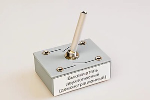 Выключатель двухполюсный (демонстрационный) - fgospostavki.ru - Тольятти