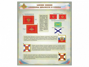 Стенд "Боевое знамя. Символы доблести и славы" - fgospostavki.ru - Тольятти