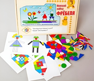 Игровой набор Фребеля "Конструктор плоскостной-4" (Серия "Эксперимент") - fgospostavki.ru - Тольятти