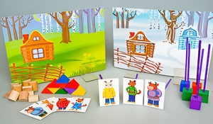 Игровой набор Фребеля "Заюшкина избушка" (серия "Сказочный мир". Выпуск 1) - fgospostavki.ru - Тольятти