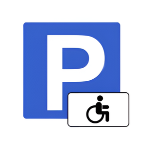 Трафарет для отрисовки знака стоянки для инвалидов 800х800 мм. - fgospostavki.ru - Тольятти