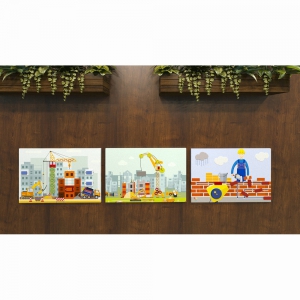 Комплект настенных панелей «Стройка» - fgospostavki.ru - Тольятти